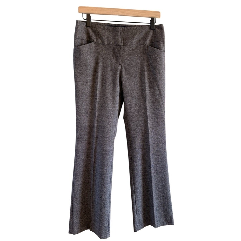 Vintage Y2K Low Rise Slacks Trousers Women Size 7 Brown Bootcut Leg Pants